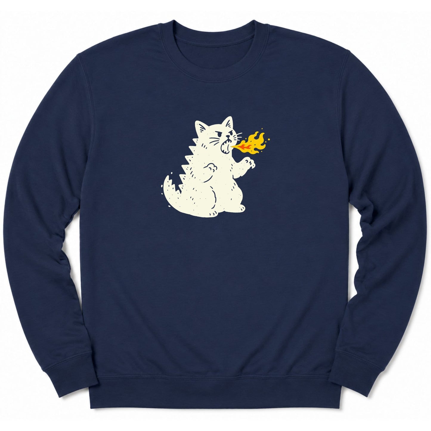 Tiny Kaiju Energy Sweatshirt S / Navy 12987355547358332737 Sweatshirt