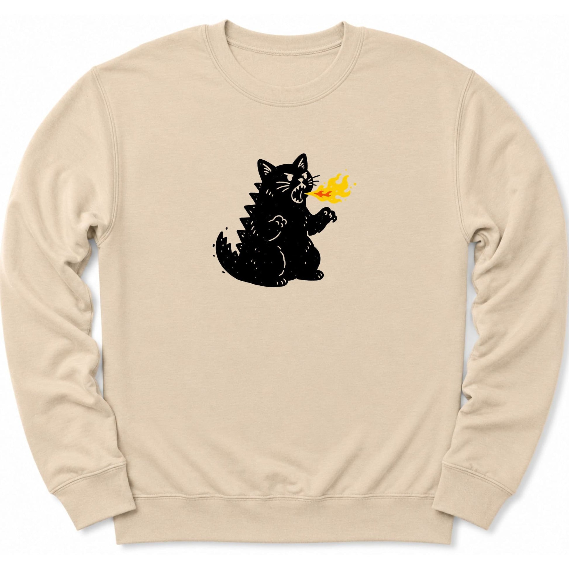 Tiny Kaiju Energy Sweatshirt S / Sand 78913212494789571426 Sweatshirt