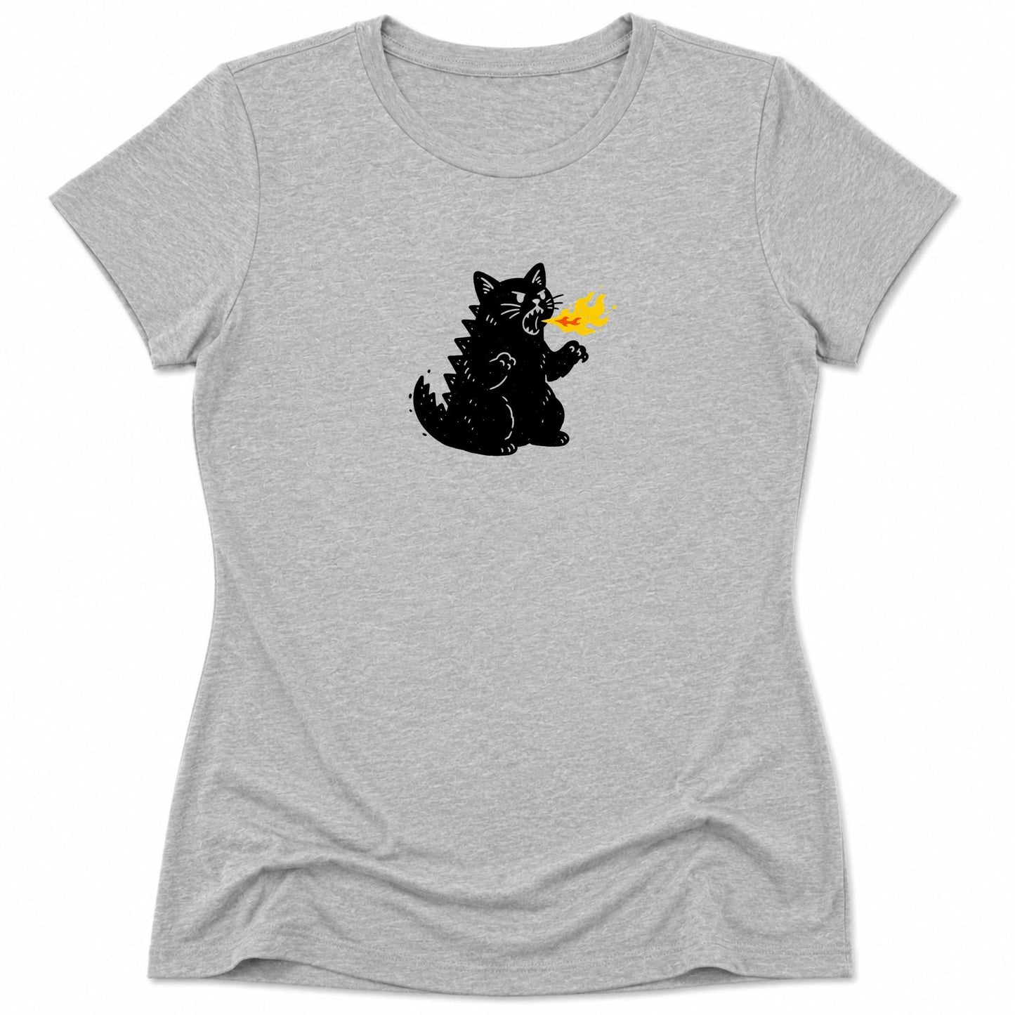 Tiny Kaiju Energy Womens Tee S / Athletic Heather 21311124021485995653 T-Shirt