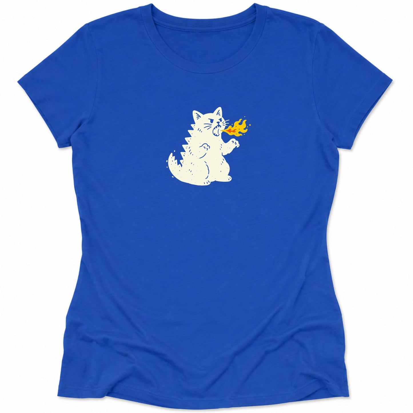 Tiny Kaiju Energy Womens Tee S / True Royal 24577931161476196966 T-Shirt