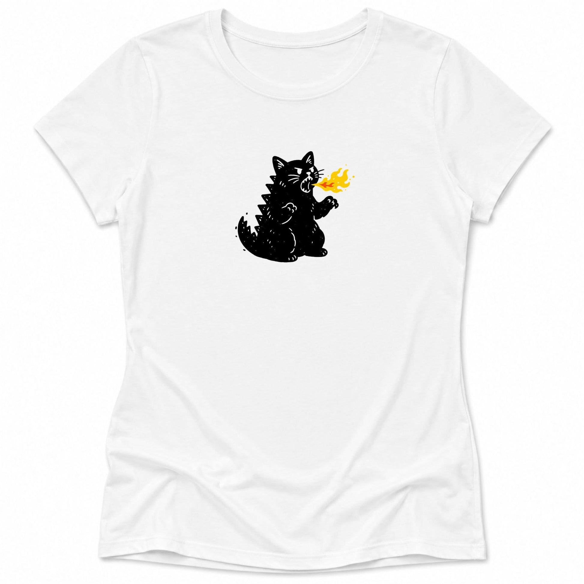 Tiny Kaiju Energy Womens Tee S / White 17090702077410149241 T-Shirt