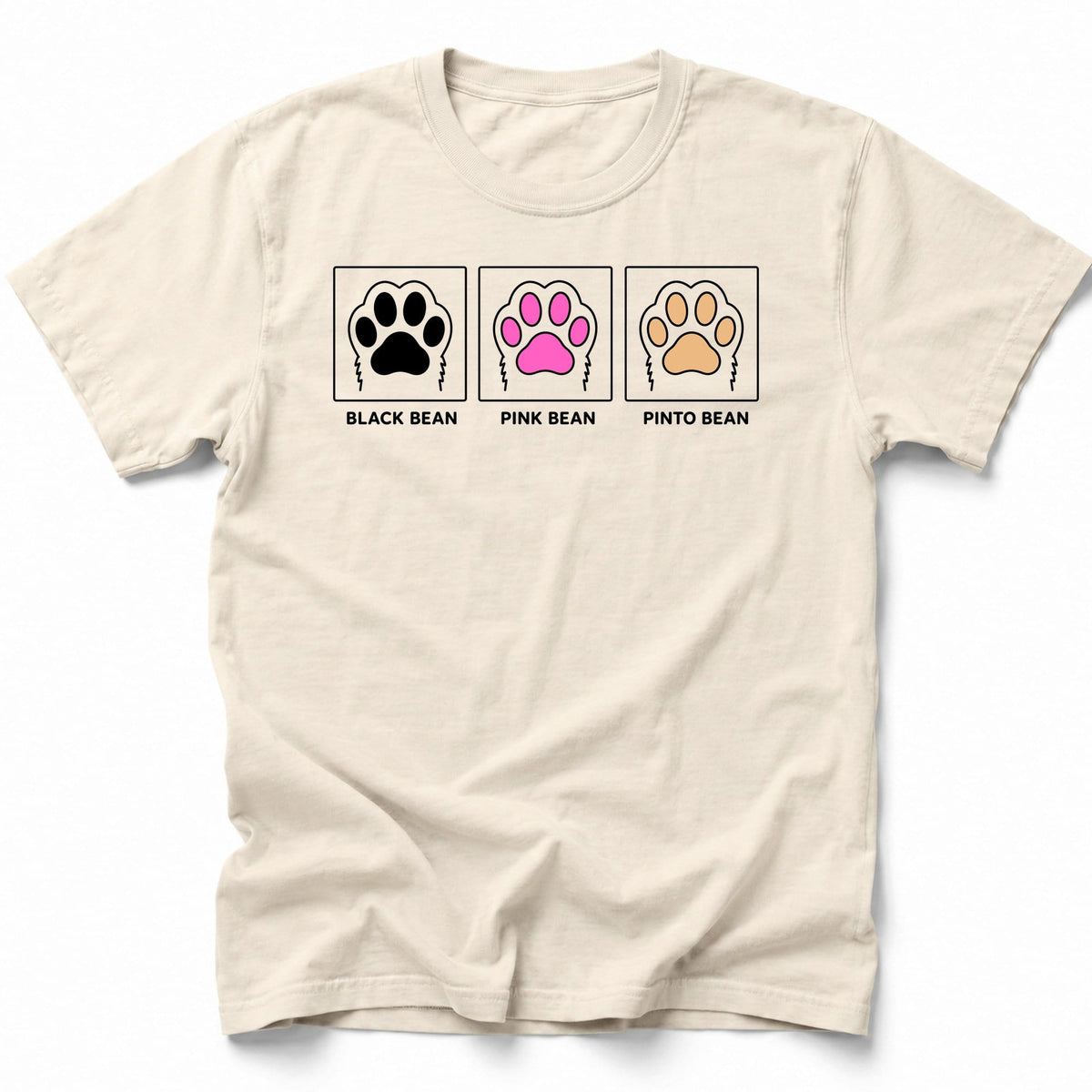 Toe Beans T-Shirt Ivory / S 76299227005718414941 T-Shirt