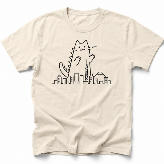 Tokyo Mew T-Shirt Ivory / S 28172945059449854789 T-Shirt