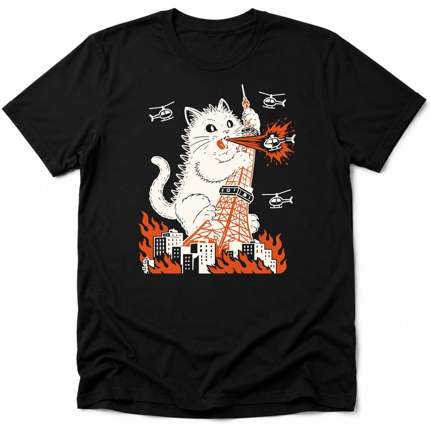 Tokyo Tower Hazard Everyday Softstyle Tee Black / S 30287555345567830420 T-Shirt