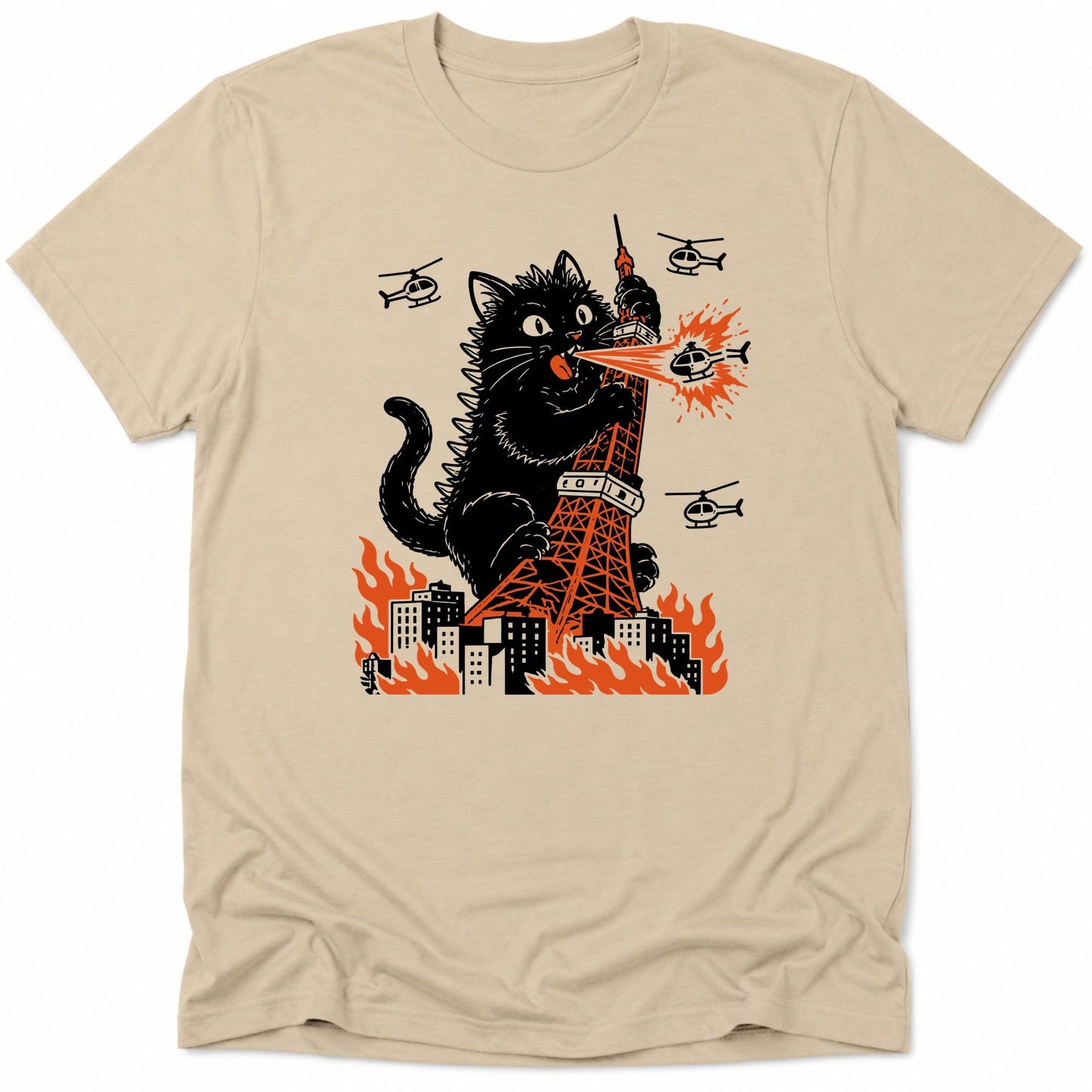 Tokyo Tower Hazard Everyday Softstyle Tee Sand / S 58075874830774858449 T-Shirt