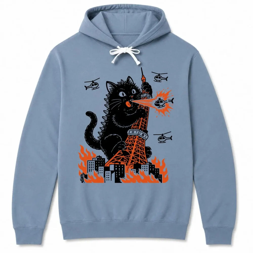 Tokyo Tower Hazard Hoodie Blue Jean / S 86209302214735842011 Hoodie