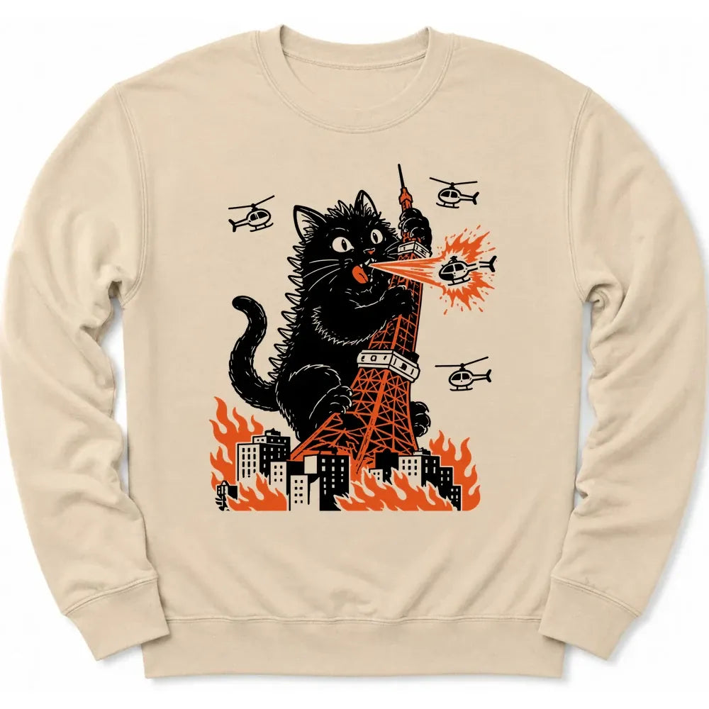 Tokyo Tower Hazard Sweatshirt Sand / S 10469475959128524329 Sweatshirt