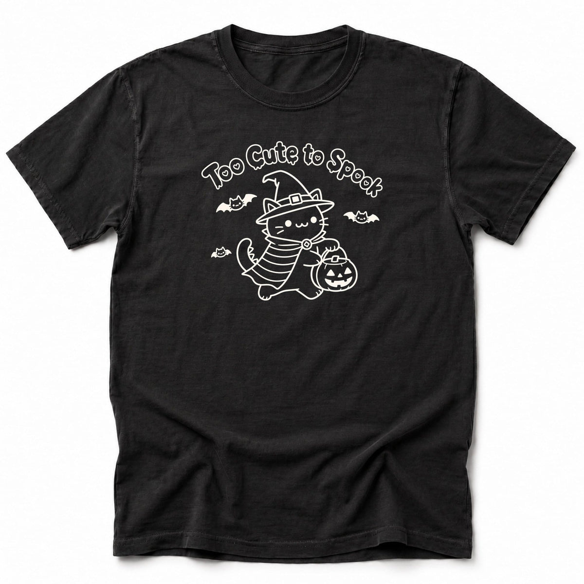 Too Cute to Spook T-Shirt Black / S 20198433661715749571 T-Shirt