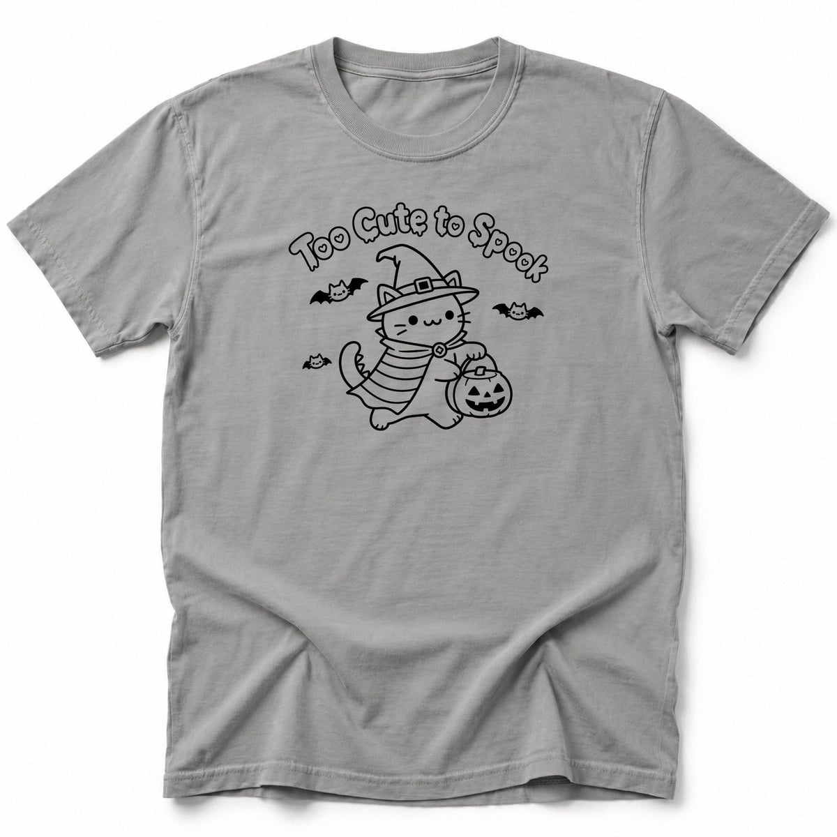 Too Cute to Spook T-Shirt Grey / S 12678344297077107035 T-Shirt