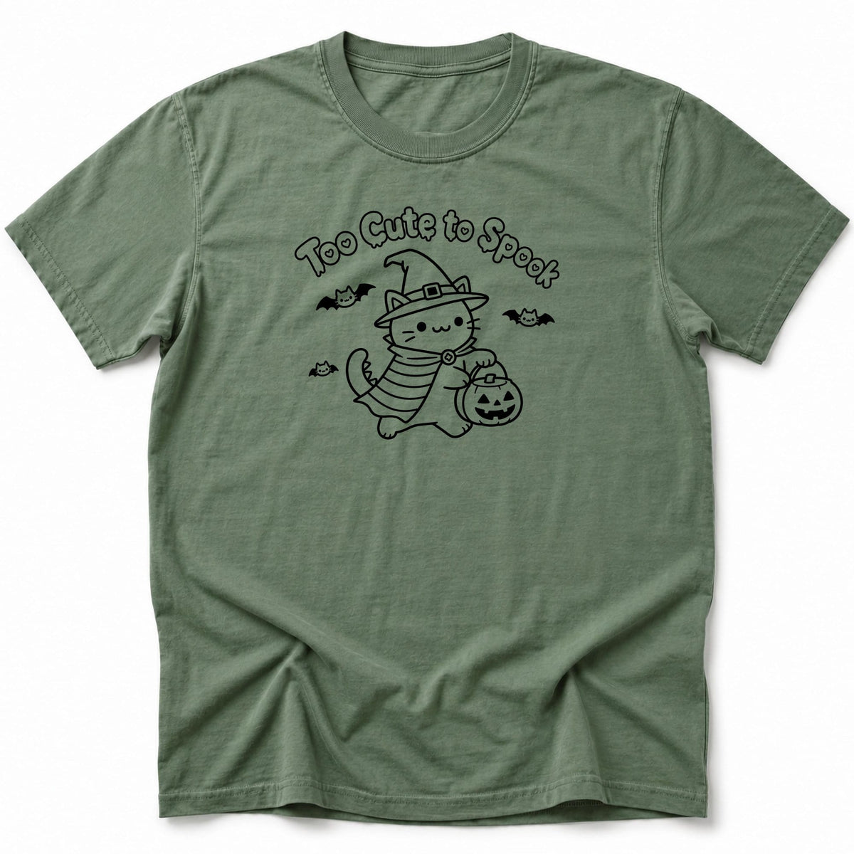 Too Cute to Spook T-Shirt Moss / S 25355978199450918176 T-Shirt