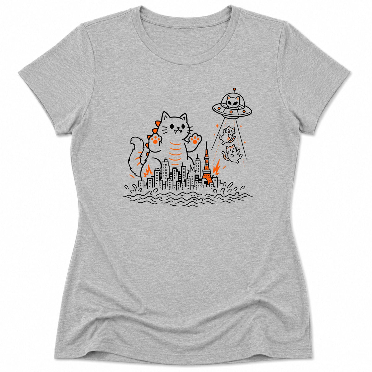 Total Chaos Time Womens Tee Athletic Heather / S 11290058742031433947 T-Shirt