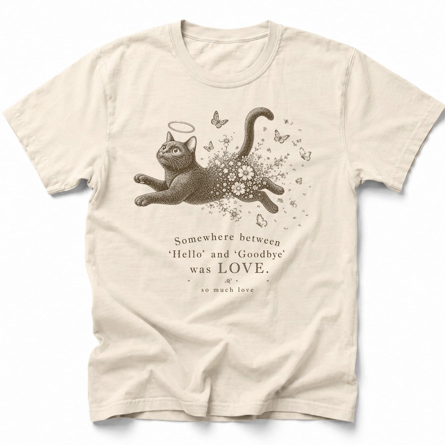 Transcendent Leap T-Shirt Ivory / S 77290993136286462663 T-Shirt