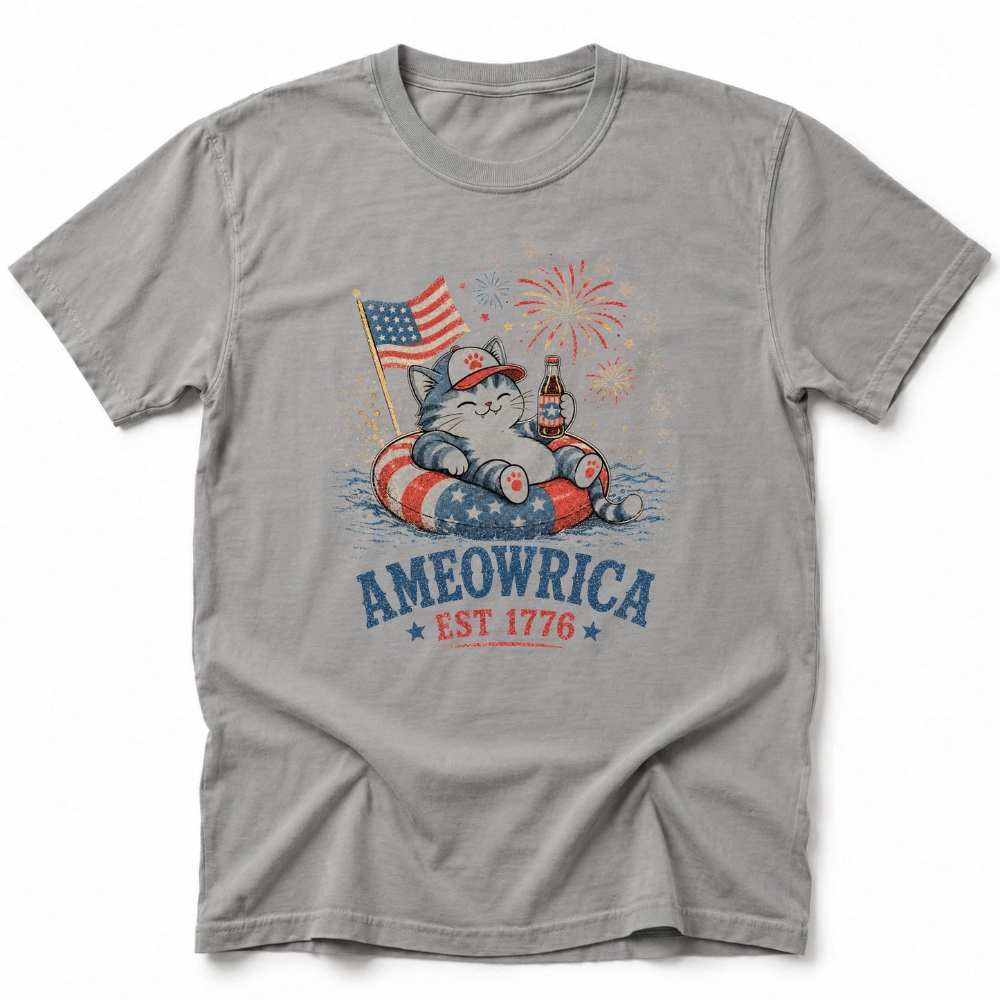 Tubing 1776 T-Shirt Grey / S 10571496072508522491 T-Shirt