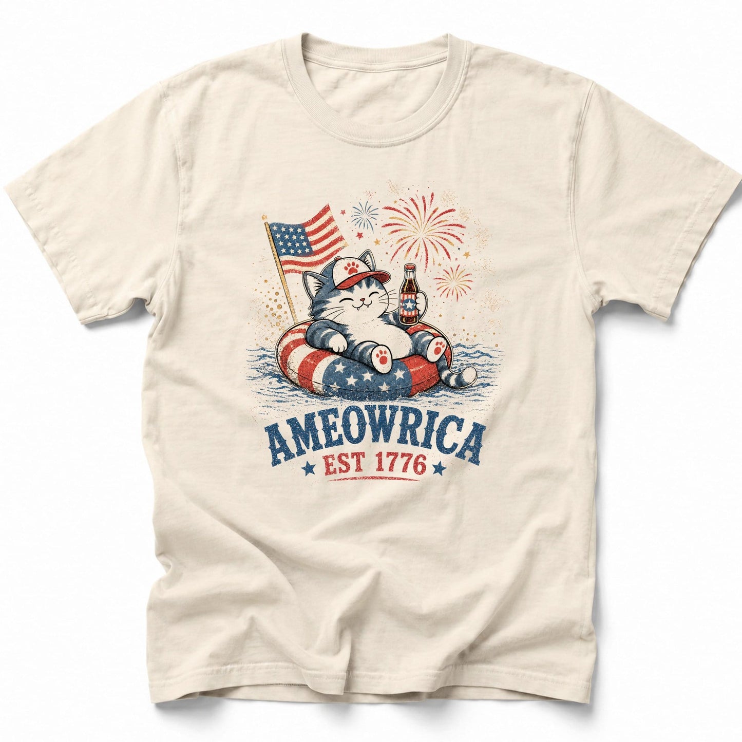 Tubing 1776 T-Shirt Ivory / S 15960871353154396190 T-Shirt