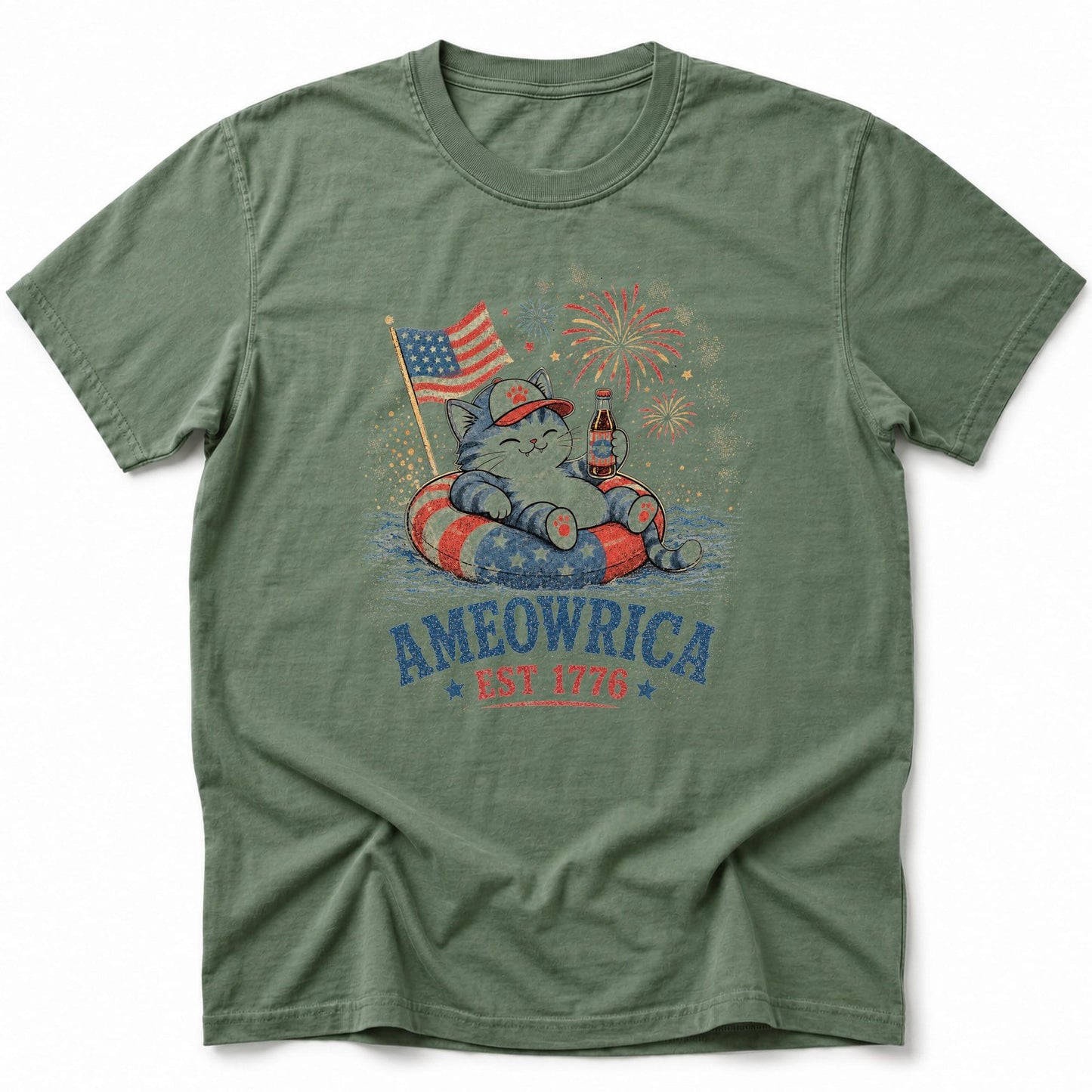 Tubing 1776 T-Shirt Moss / S 68129678633197597126 T-Shirt