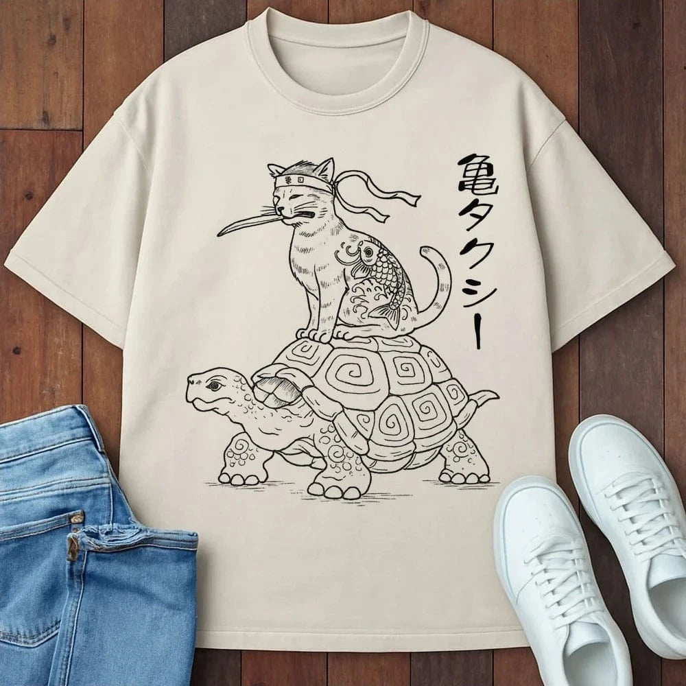 Turtle Taxi T-Shirt Ivory / S 26300442624434063842 T-Shirt