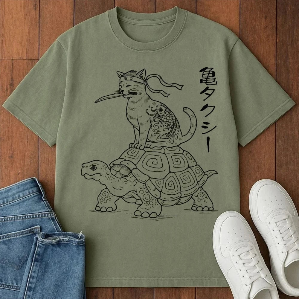 Turtle Taxi T-Shirt Moss / S 22479871462745229540 T-Shirt