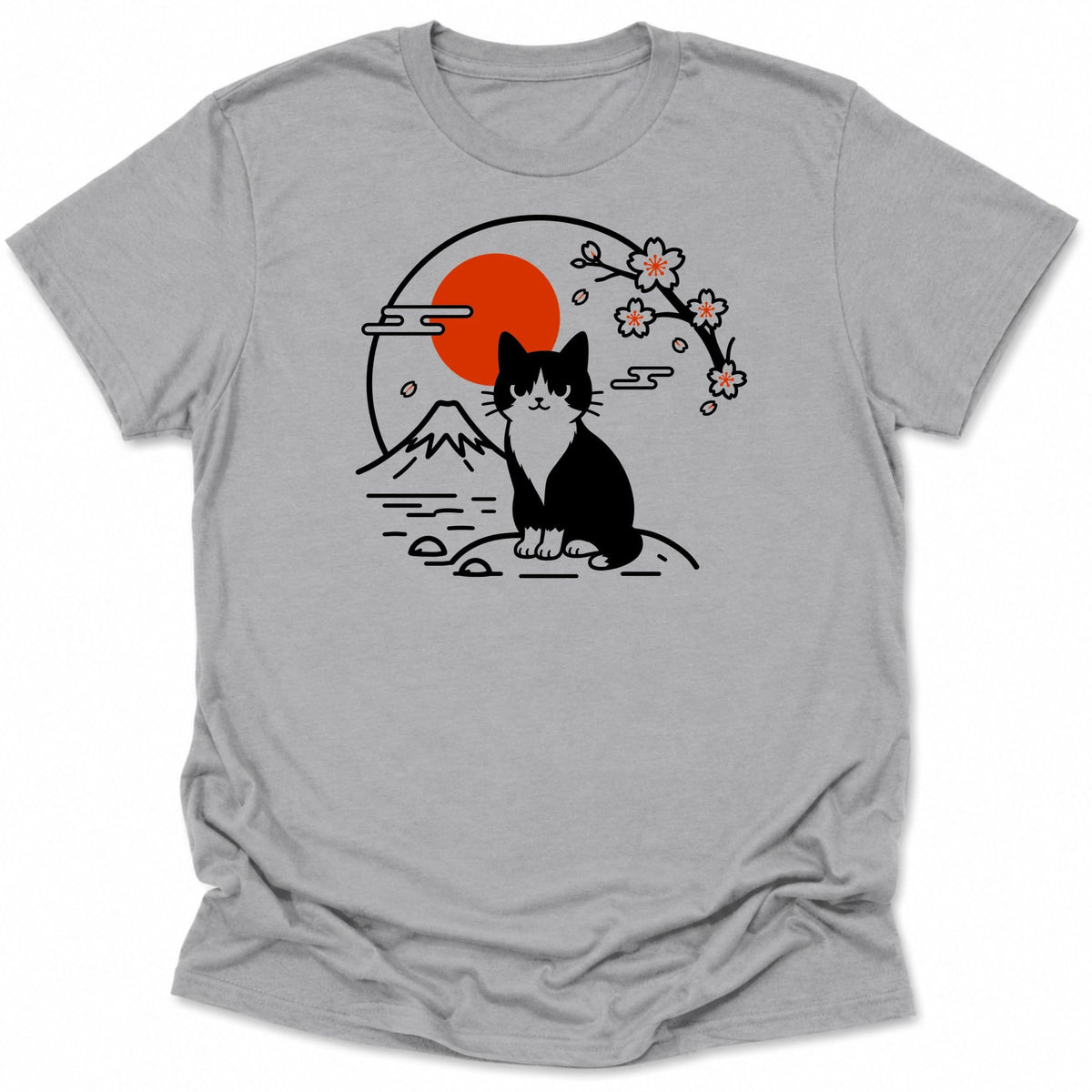 Tux Cat Everyday Softstyle Tee Sport Grey / S 37457960559123155828 T-Shirt