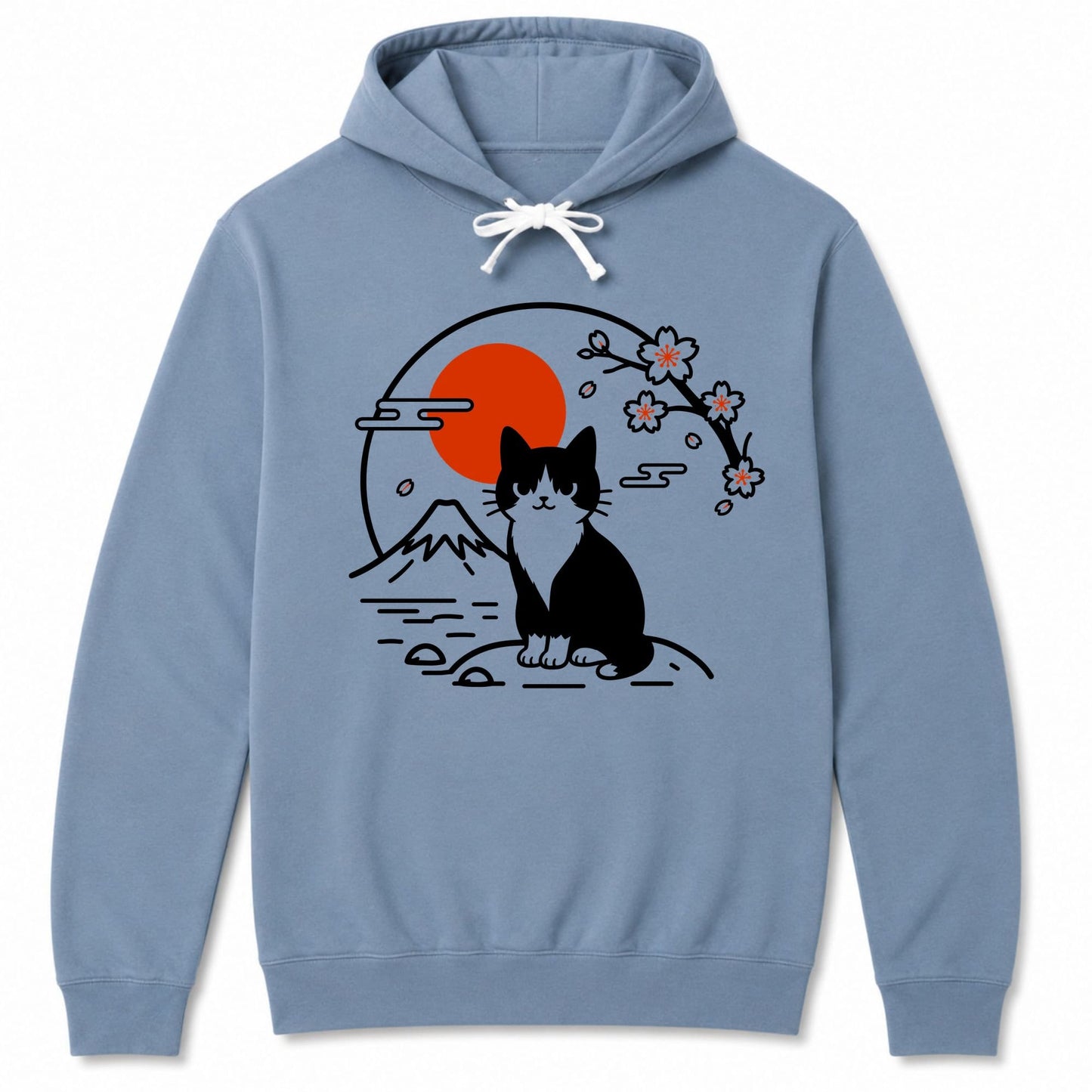 Tux Cat Hoodie S / Blue Jean 20367477254923319462 Hoodie