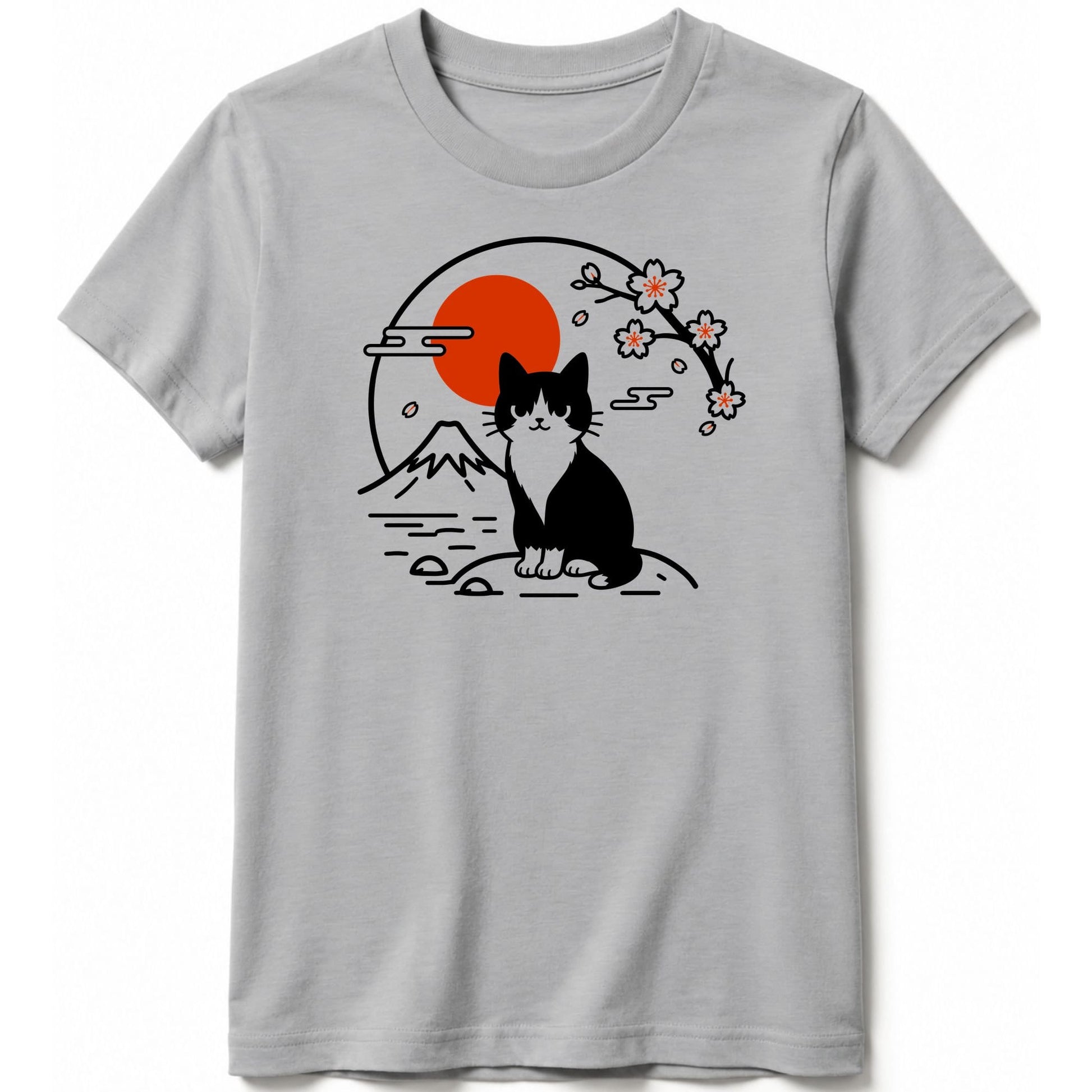 Tux Cat Kids Tee S / Athletic Heather 26087077934172193696 Kids clothes