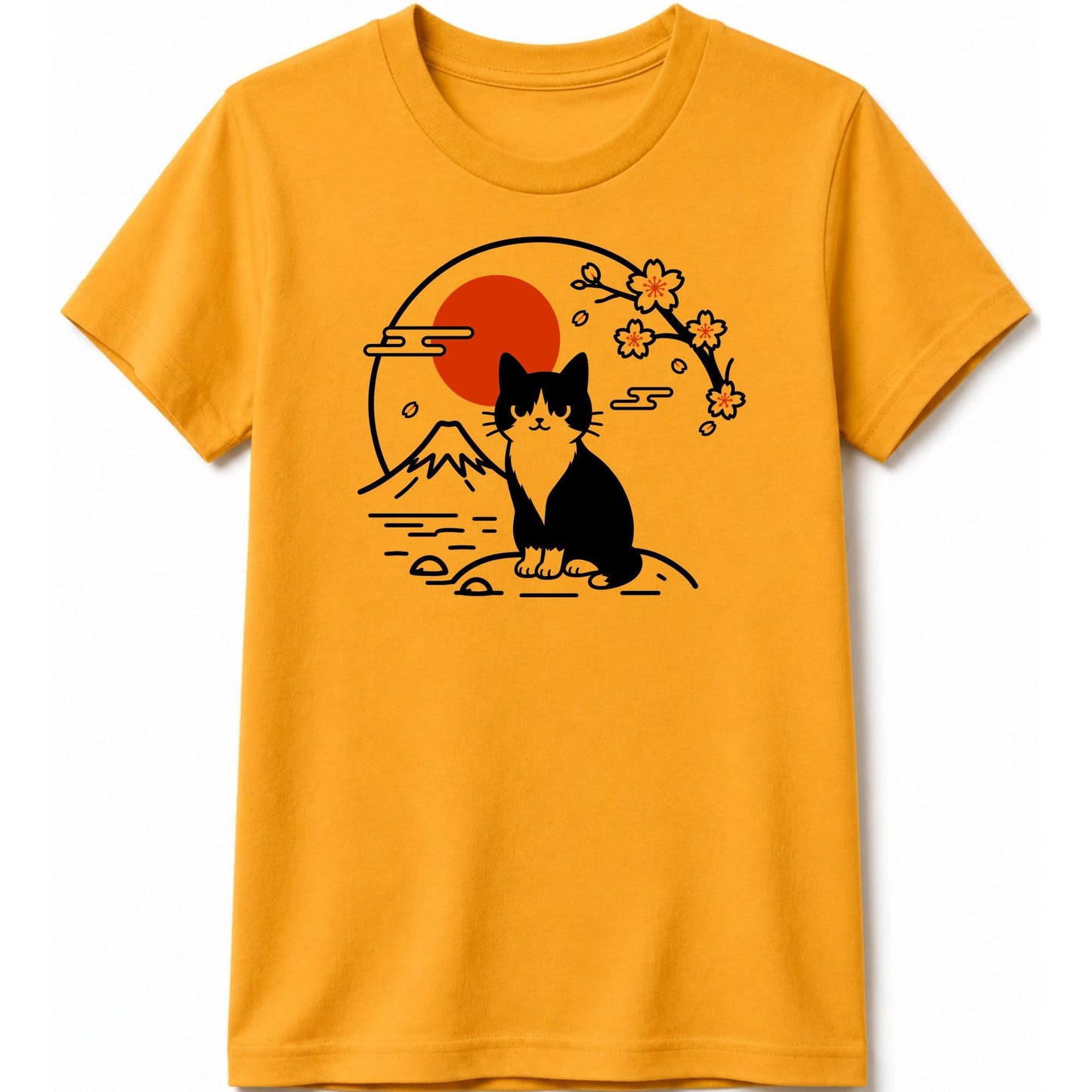 Tux Cat Kids Tee S / Gold 32435954219590739158 Kids clothes