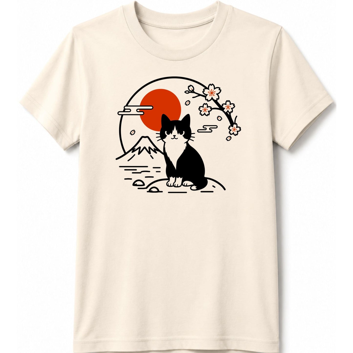Tux Cat Kids Tee S / Natural 32727215085100993718 Kids clothes