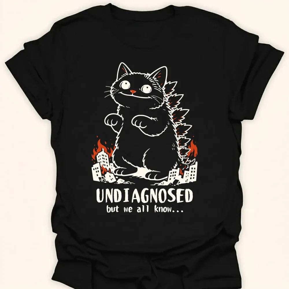 Undiagnosed Kyattojira Everyday Softstyle Tee Black / S 29394524211870723567 T-Shirt