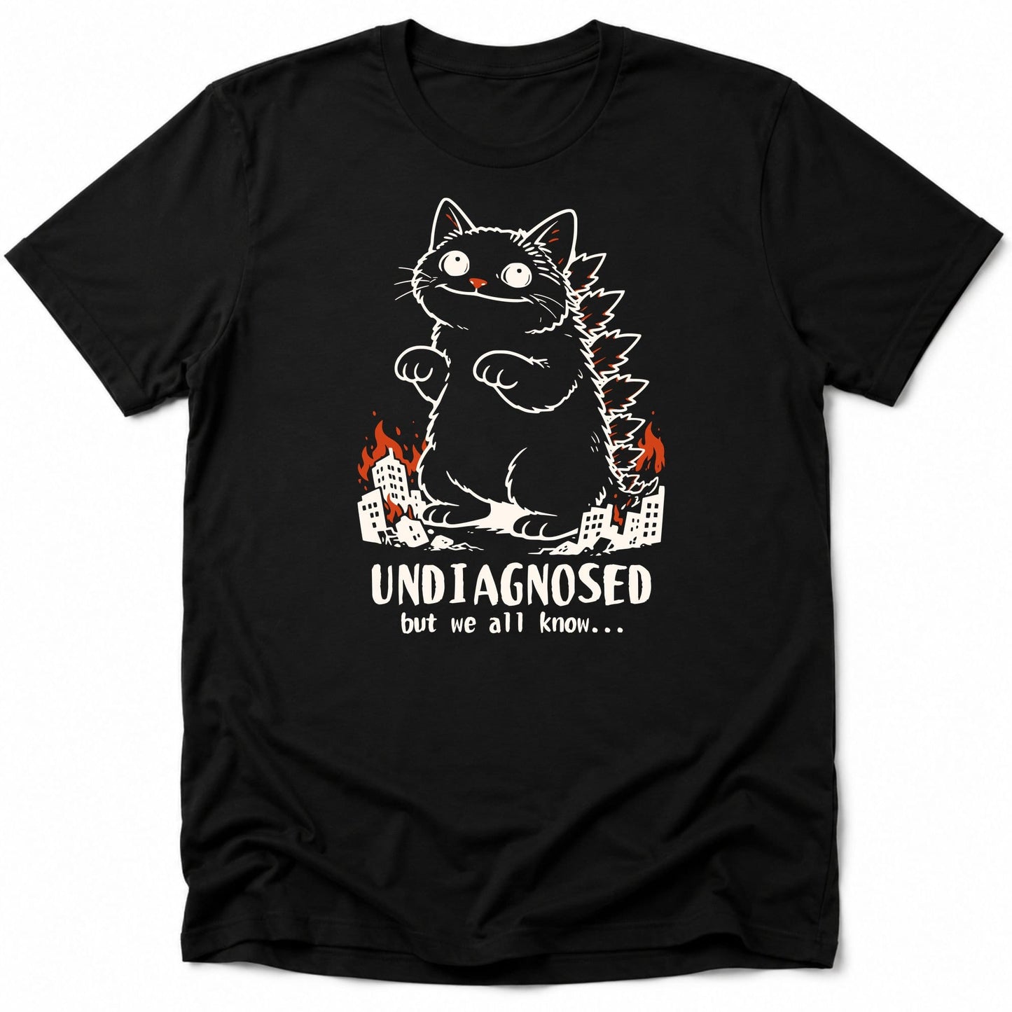 Undiagnosed Kyattojira Everyday Softstyle Tee Black / S 29394524211870723567 T-Shirt