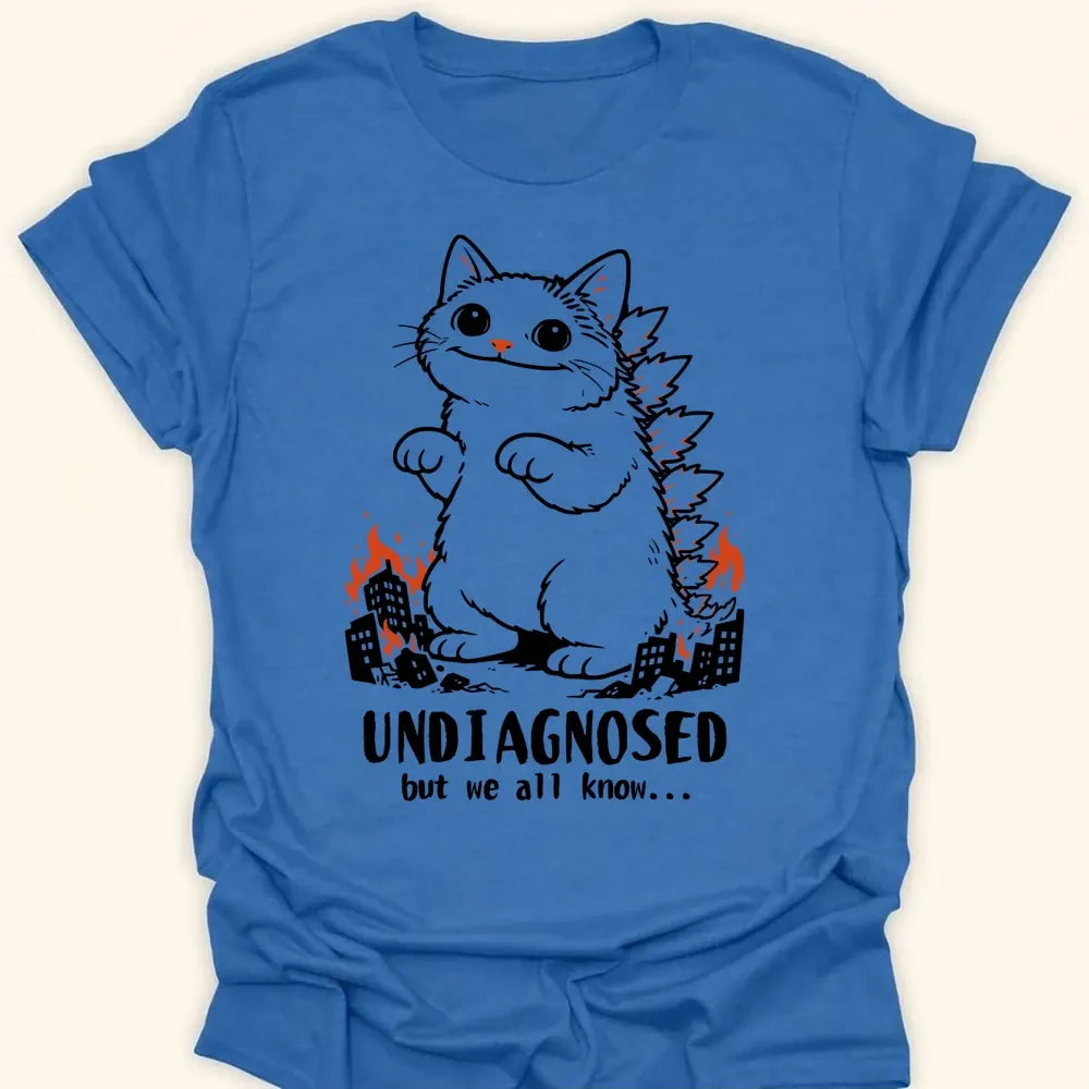 Undiagnosed Kyattojira Everyday Softstyle Tee Heather Royal / S 12783299634634700566 T-Shirt