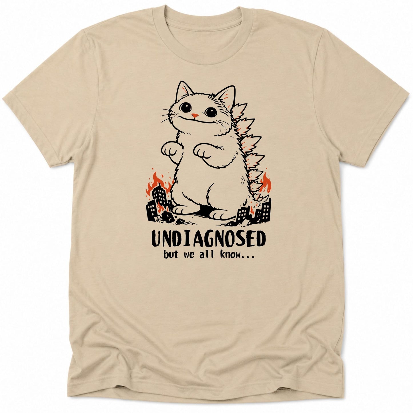 Undiagnosed Kyattojira Everyday Softstyle Tee Sand / S 14600536186966897234 T-Shirt