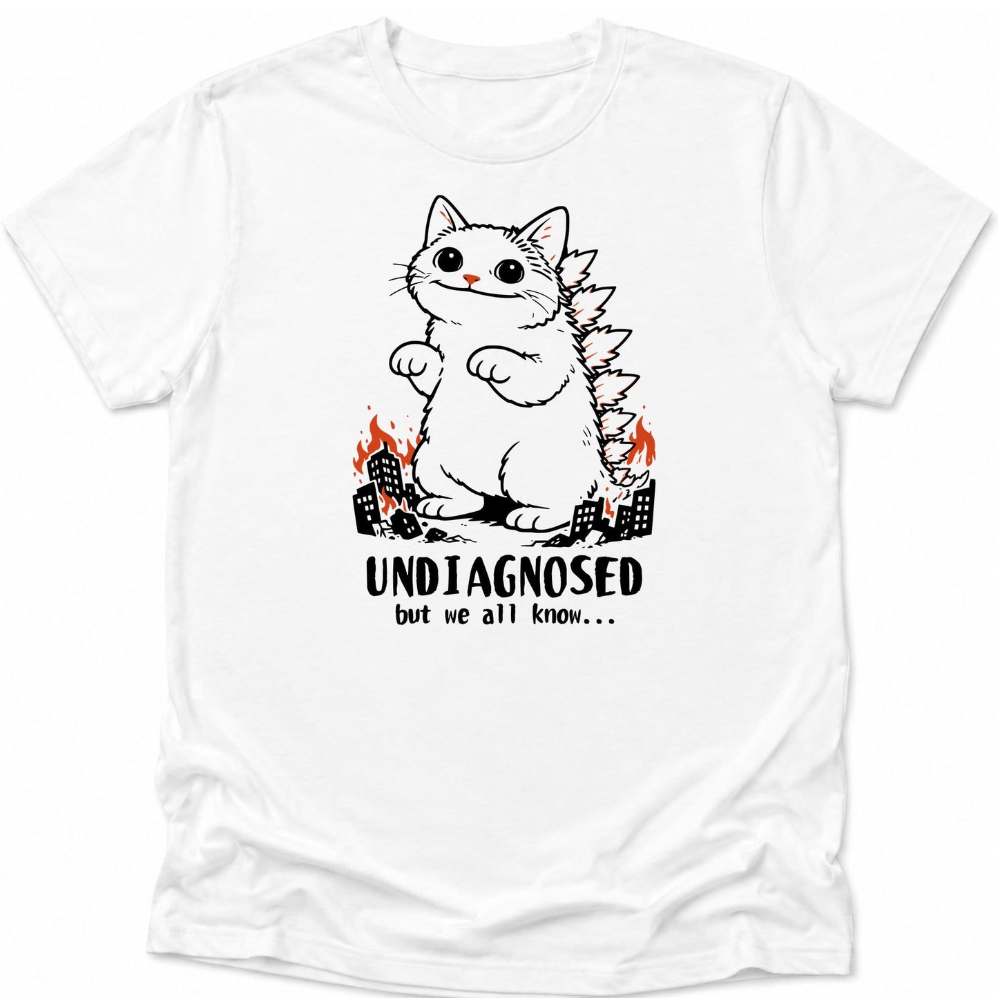 Undiagnosed Kyattojira Everyday Softstyle Tee White / S 19990180098211130227 T-Shirt