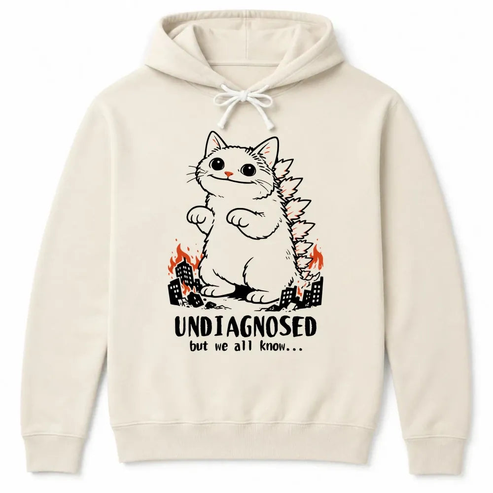Undiagnosed Kyattojira Hoodie Ivory / S 33262279758025281157 Hoodie