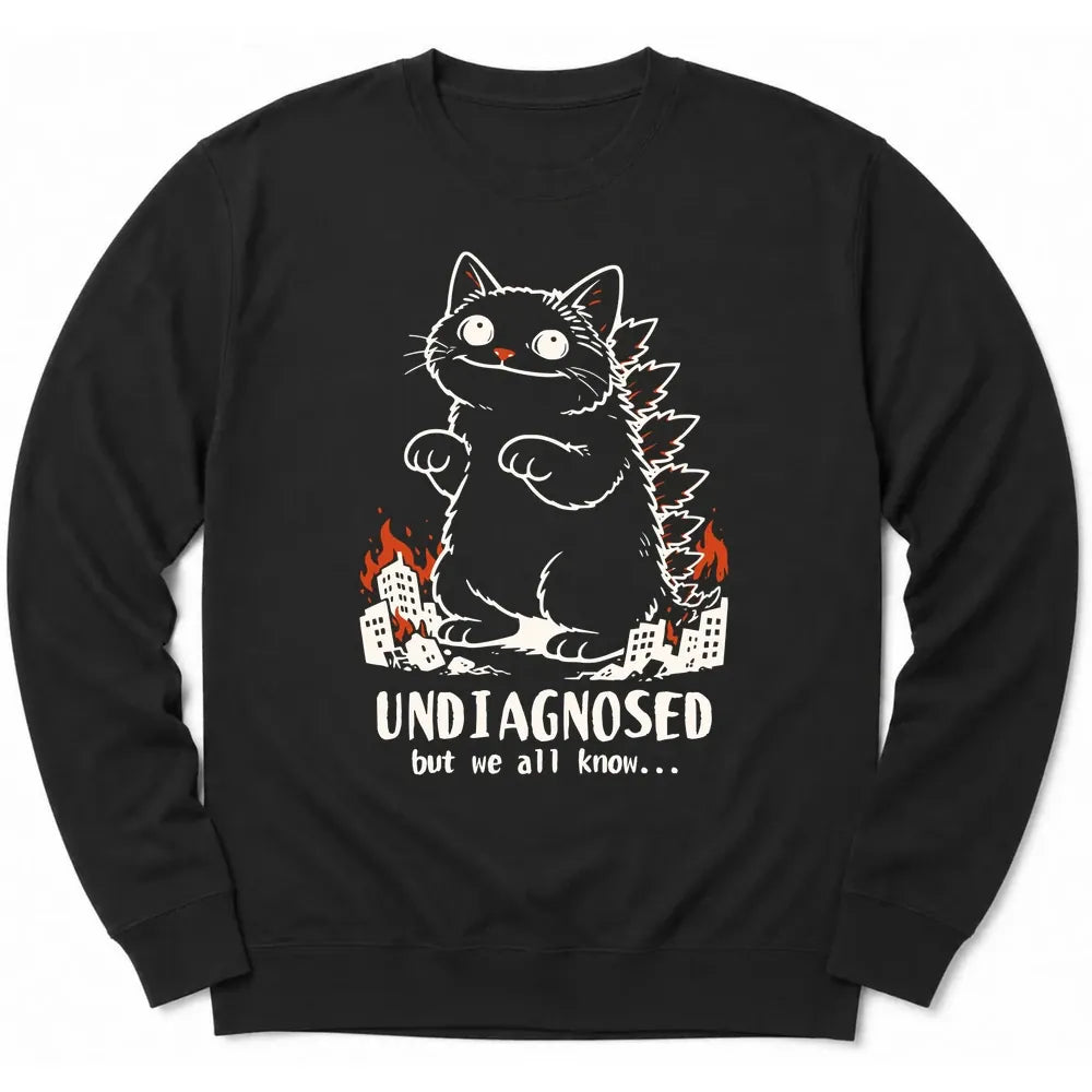 Undiagnosed Kyattojira Sweatshirt Black / S 31435306515604518436 Sweatshirt