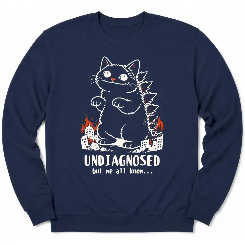 Undiagnosed Kyattojira Sweatshirt Navy / S 33127601649325465570 Sweatshirt