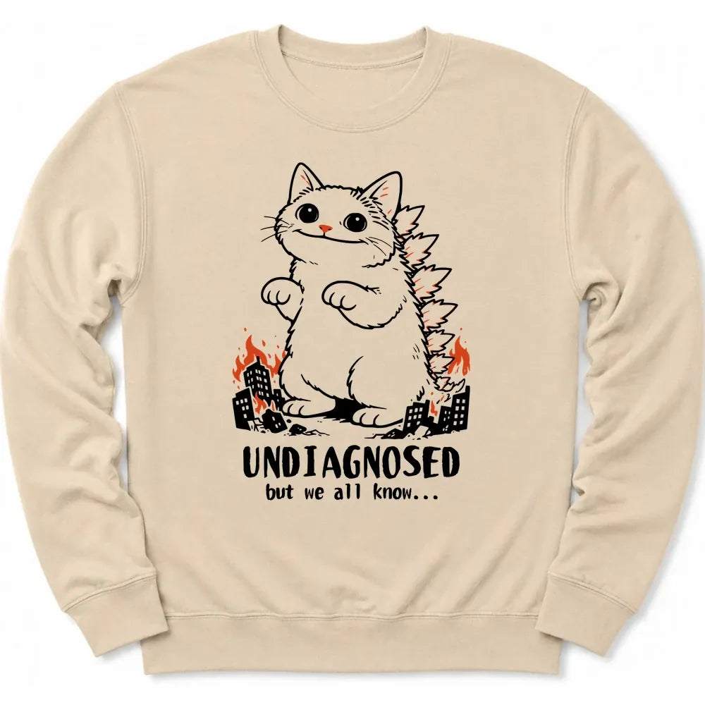 Undiagnosed Kyattojira Sweatshirt Sand / S 33491638282503323939 Sweatshirt