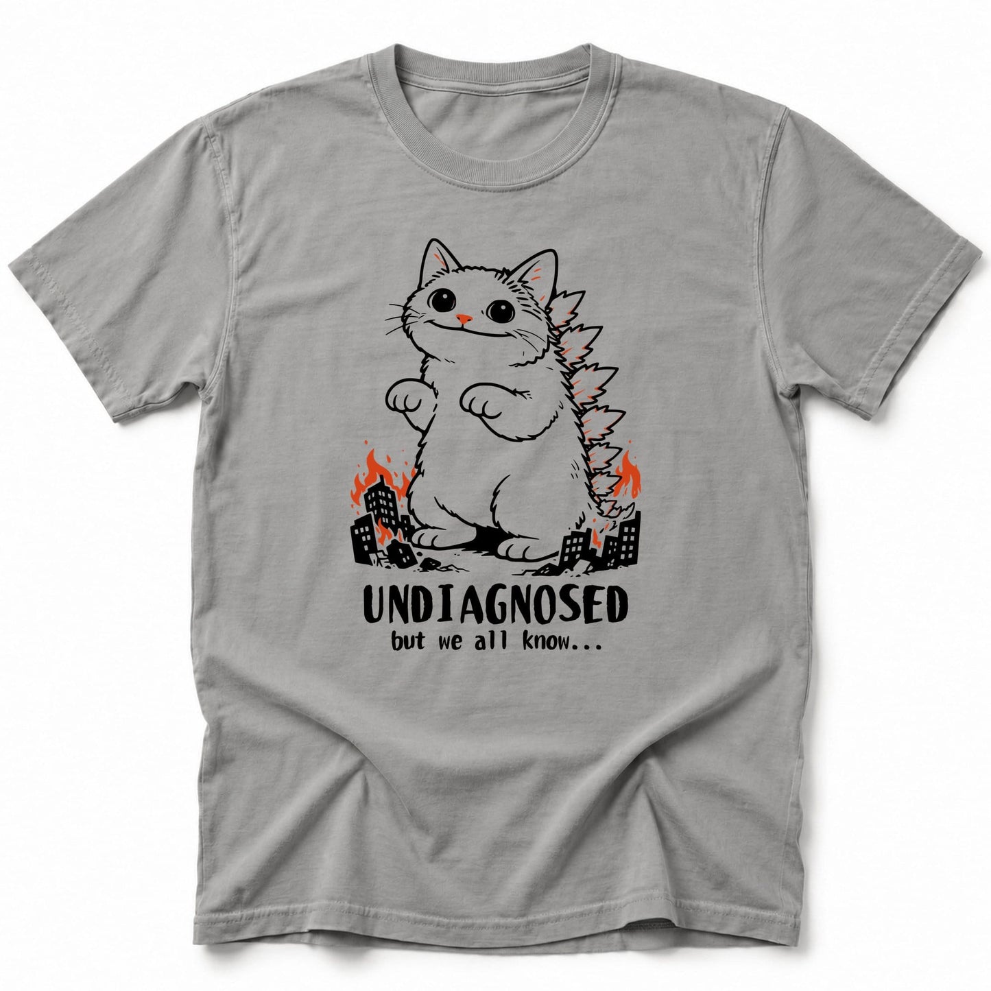 Undiagnosed Kyattojira T-Shirt Grey / S 94946368028170512910 T-Shirt