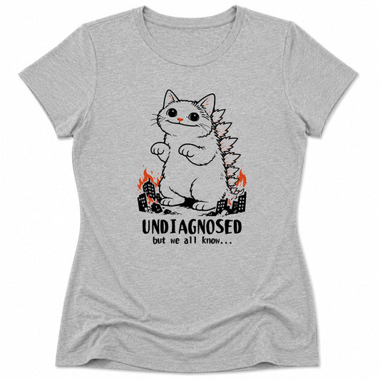 Undiagnosed Kyattojira Womens Tee Athletic Heather / S 27994554742084870872 T-Shirt