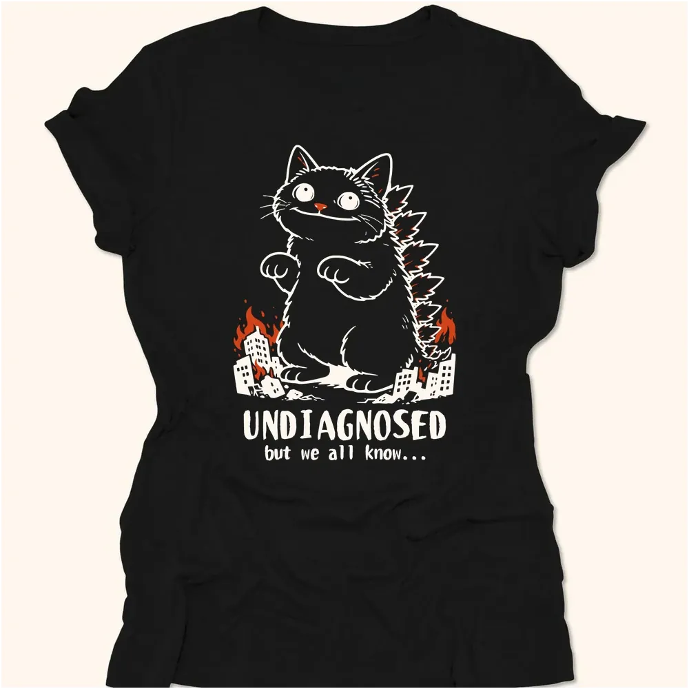 Undiagnosed Kyattojira Womens Tee Black / S 18469462588560167974 T-Shirt
