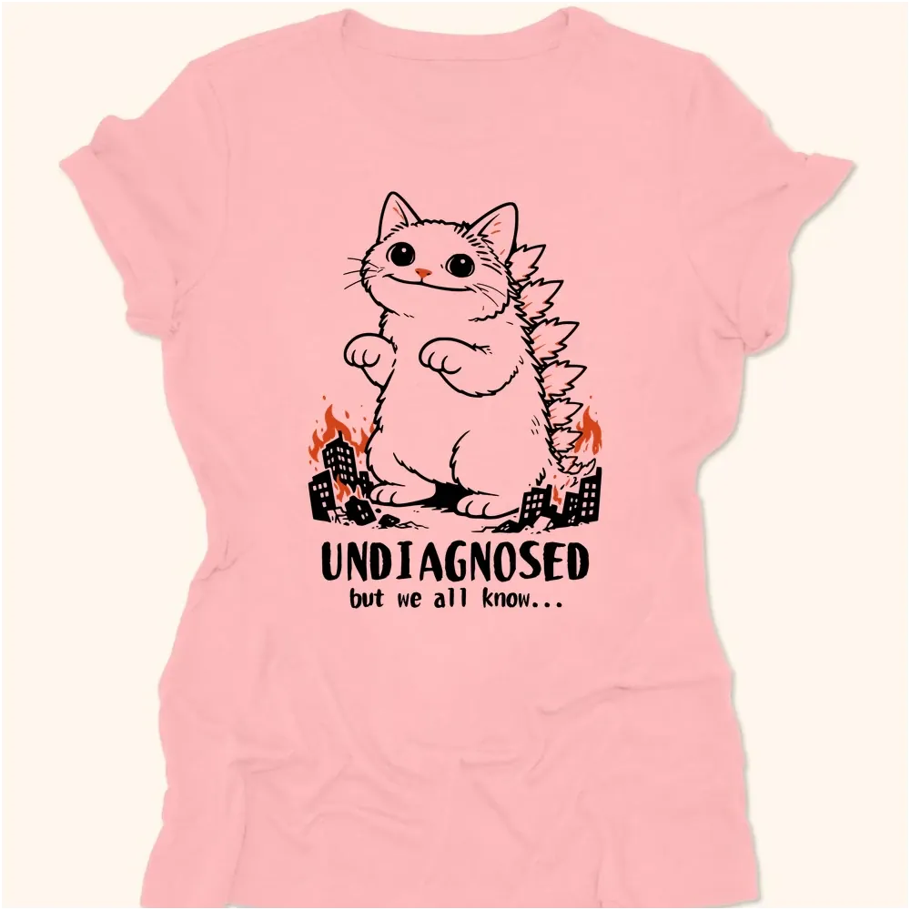 Undiagnosed Kyattojira Womens Tee Pink / S 13845250996301667457 T-Shirt