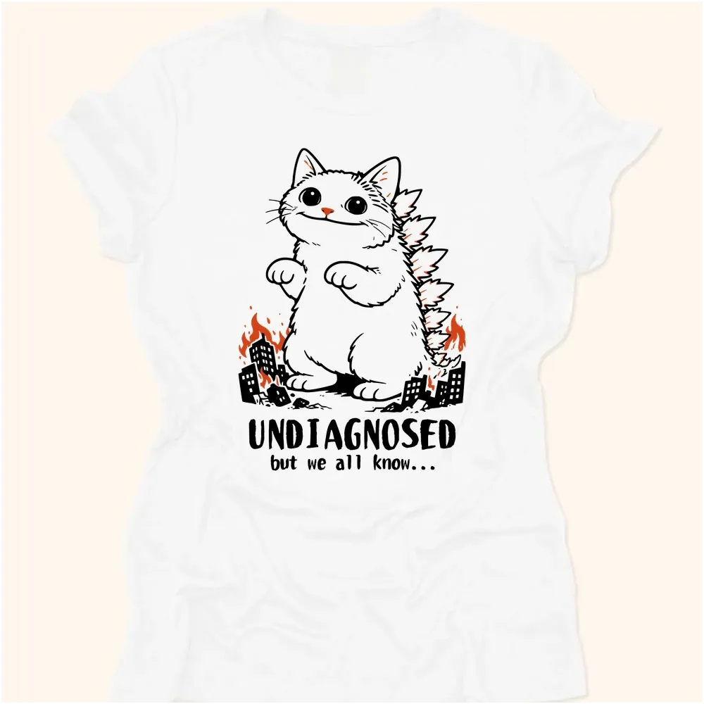 Undiagnosed Kyattojira Womens Tee White / S 39627554049427068490 T-Shirt