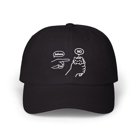 Untameable Embroidered Classic Cap — Black & Navy Black / One size 57706217105068178887 Hats