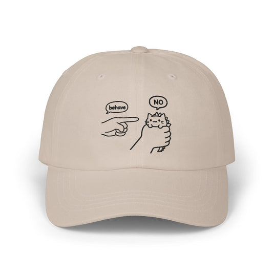 Untameable Embroidered Classic Cap — Stone & Blue Stone / One size 28374173432268534872 Hats