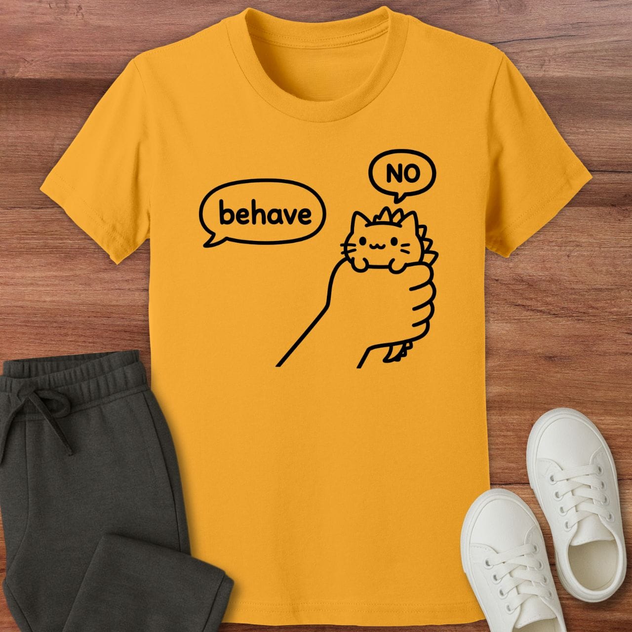 Untameable Kids Tee Gold / S 33899407880328219954 Kids clothes