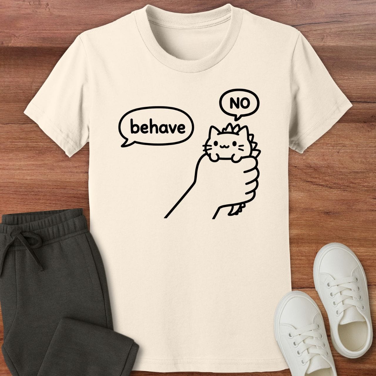 Untameable Kids Tee Natural / S 33960030957526351532 Kids clothes