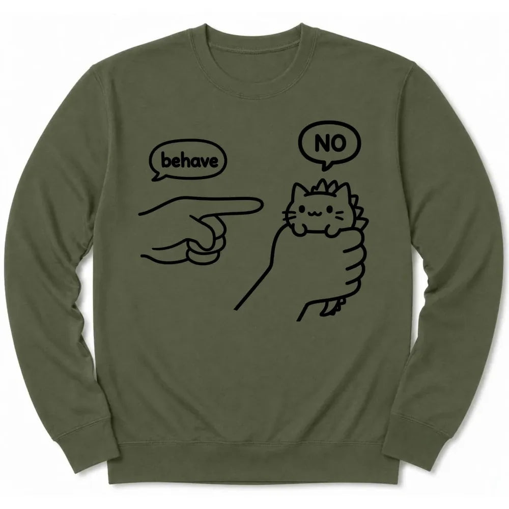 Untameable Sweatshirt Military Green / S 18902649159981930013 Sweatshirt