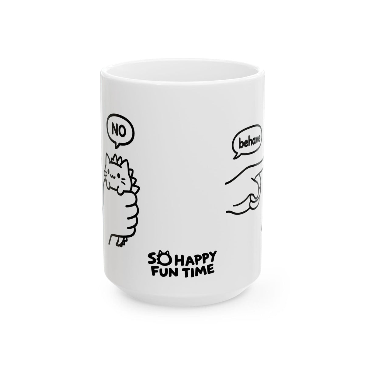 Untameable White Mug (15oz) 15oz 23807087751683123384 Mug