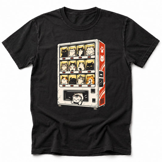 Vending Nyan T-Shirt Black / S 42935641718249911127 T-Shirt