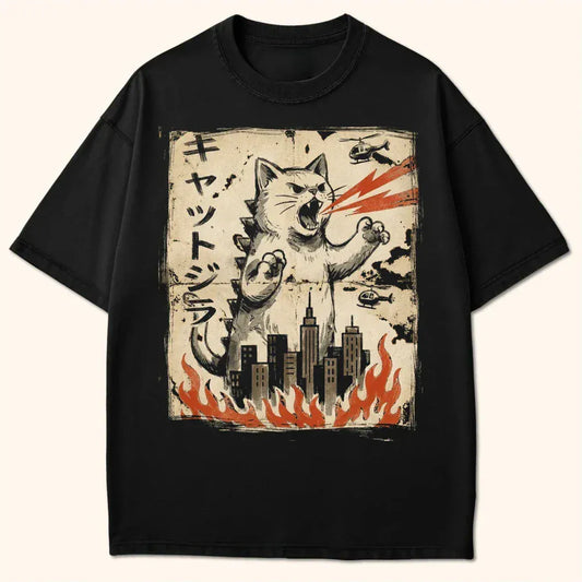 Vintage Kyattojira T-Shirt Black / S 30253490147183247999 T-Shirt