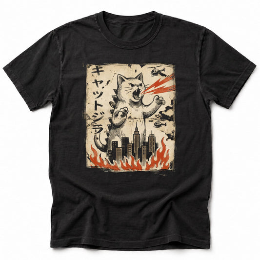 Vintage Kyattojira T-Shirt Black / S 30253490147183247999 T-Shirt