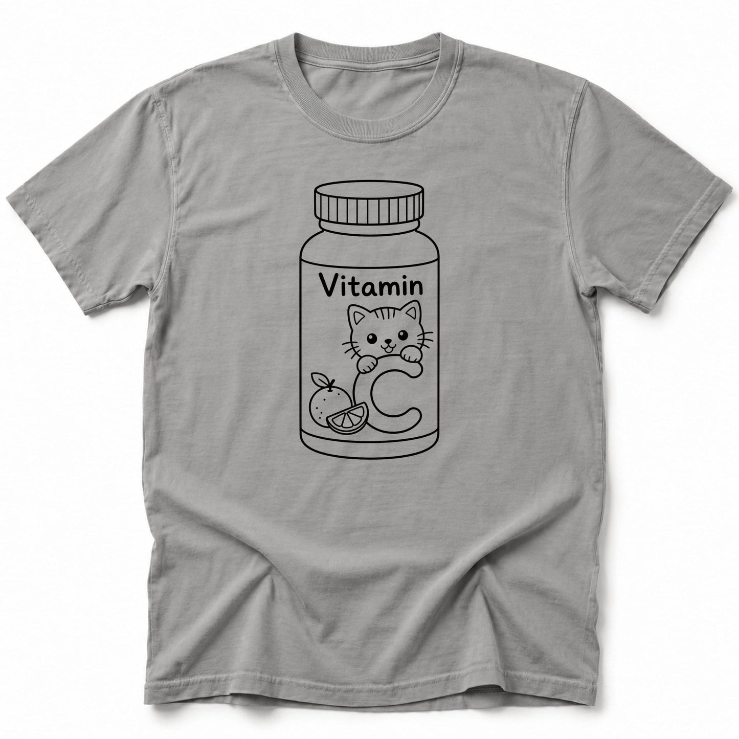 Vitamin C T-Shirt Grey / S 33729028071973523496 T-Shirt